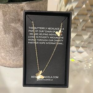 Gold Butterfly Necklace